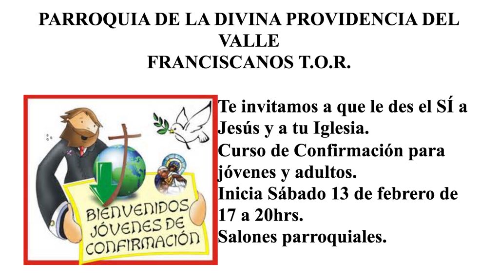 PDP_TOR's tweet photo. Confírmate y dale el SÍ a Jesús @En_laDelValle https://t.co/AZ7yzujII7