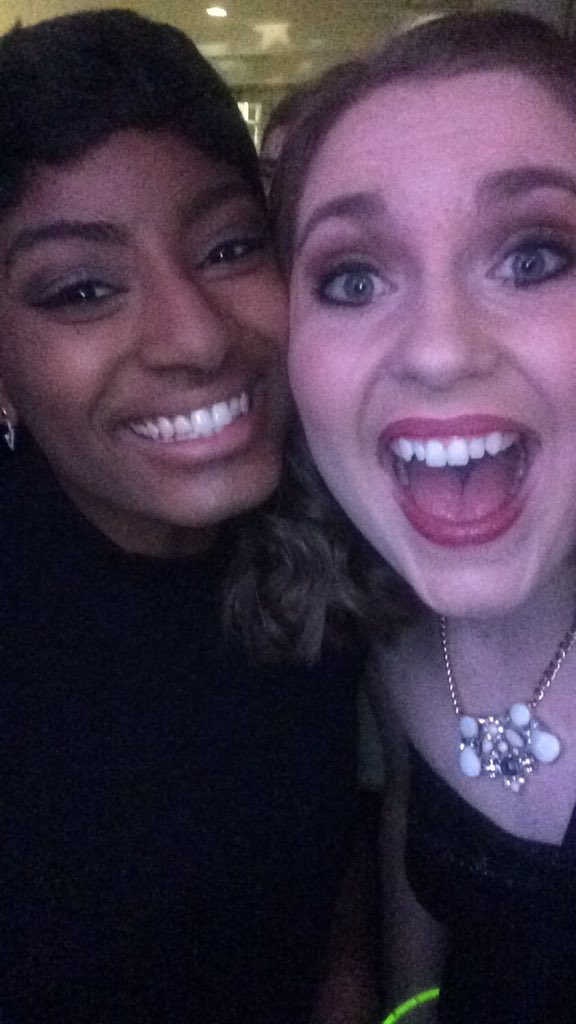 HannahMBaughn's tweet photo. When your pres/roomie kills it on the dance floor #commonsball #godores https://t.co/oK4Zb6Wlso