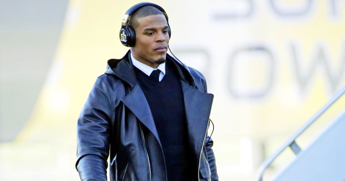 usweekly's tweet photo. Breaking down Cam Newton's over-the-top shoe game: https://t.co/oViN6bbJkO #SB50 https://t.co/yi87tNeJCt