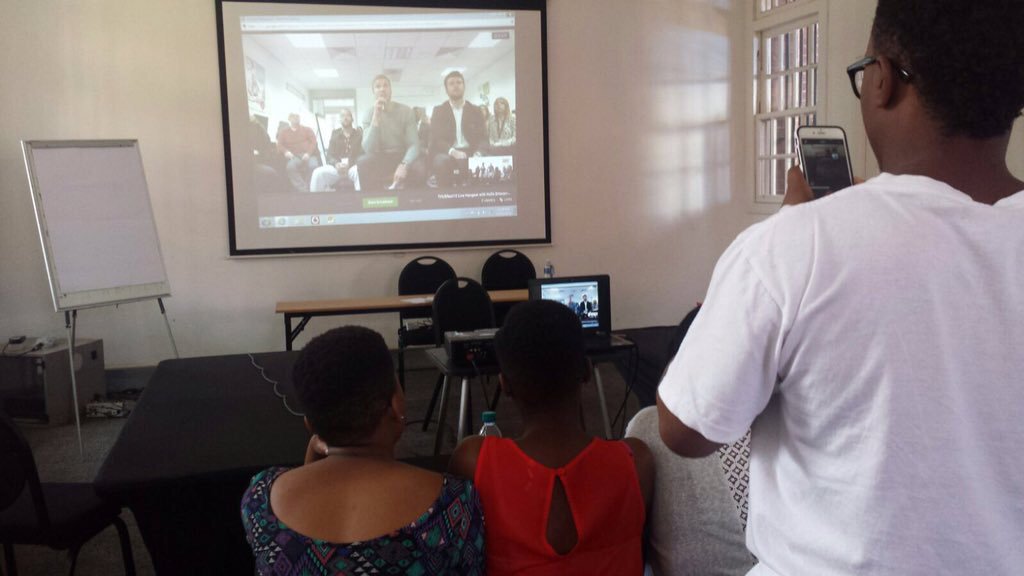 BizKidzzSA's tweet photo. Throw back from our G-Hangout with @HullsEnterprise hosted by our Fam @TheHookupDinner can't wait for #THUDFest https://t.co/dNk27JTsH7