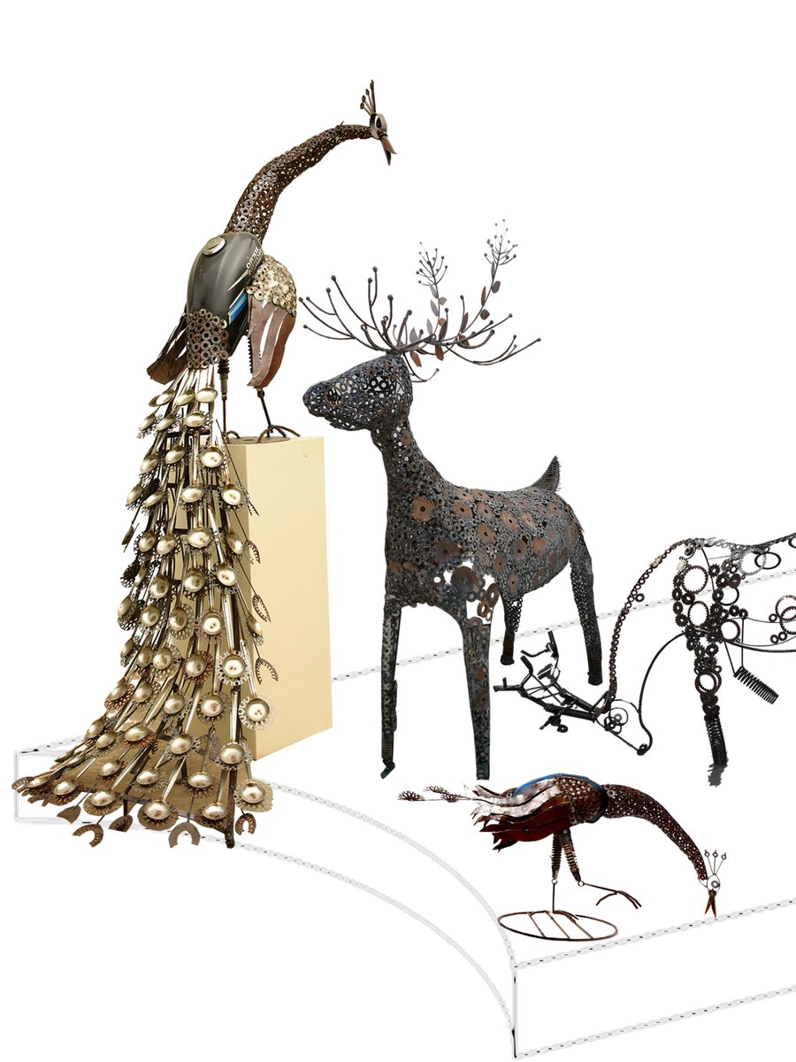 Work in Progress...The magic is about to reveal..Keep following!
#recycled #metalinstallations #metalscrap #kgaf2016