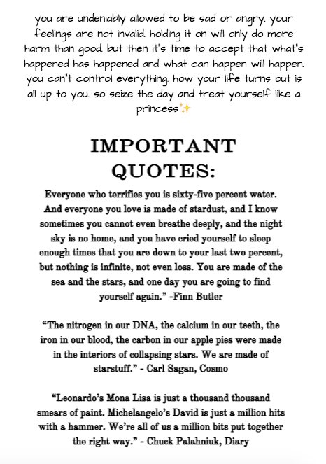 Iohlita's tweet photo. to those who need some positivity &amp; support✨ https://t.co/map1YKctNy