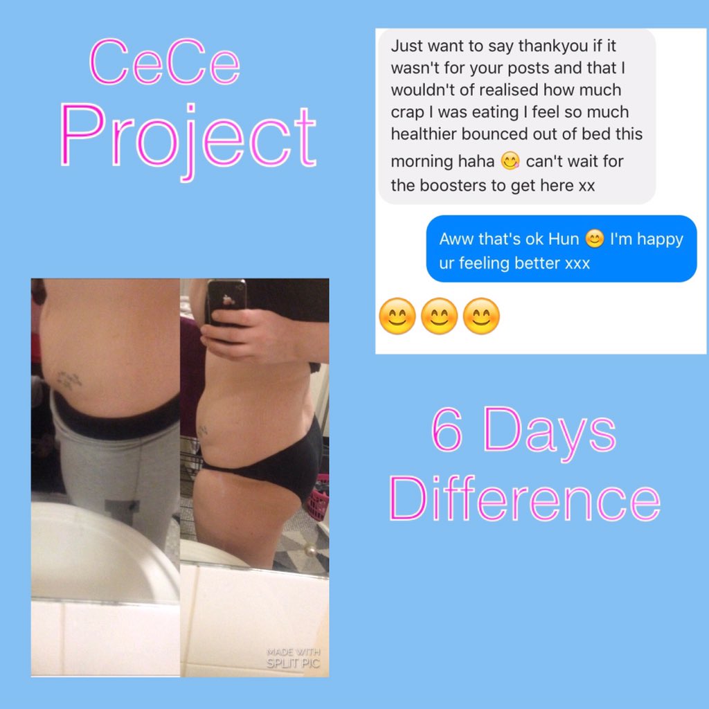 emilyxfrankiex's tweet image. My girls smashing it 🙌🏻 6days difference 💁🏽 #ceceproject #cecebuzz #emilyaldridge #weightloss
