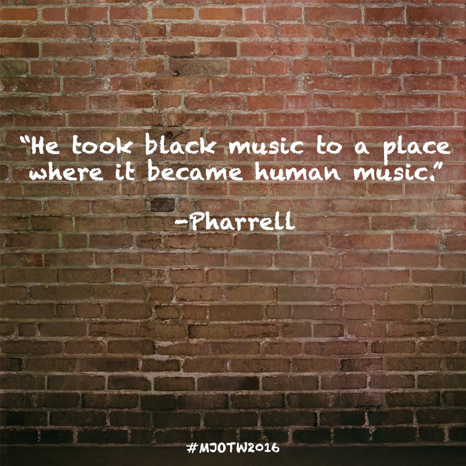 .<a href="/Pharrell/">Pharrell Williams</a> on the cultural impact of “Off The Wall”. #MJOTW2016 @SHO_Docs