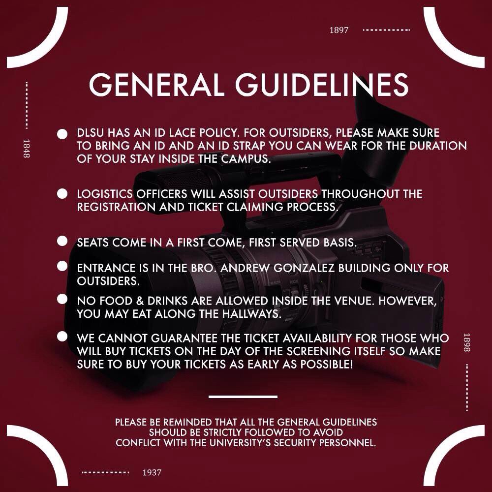 TOMCATust's tweet photo. Here are some reminders for those who will attend FFF4. :) #FFF4ConnectingDimensions https://t.co/7QUYH6QrIn