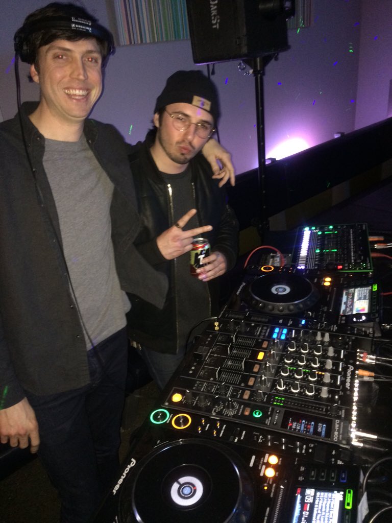 NightVisionsDJs's tweet photo. Birthday boy going in at @galaxiebar1! It's LIT https://t.co/e3HI07pEr3