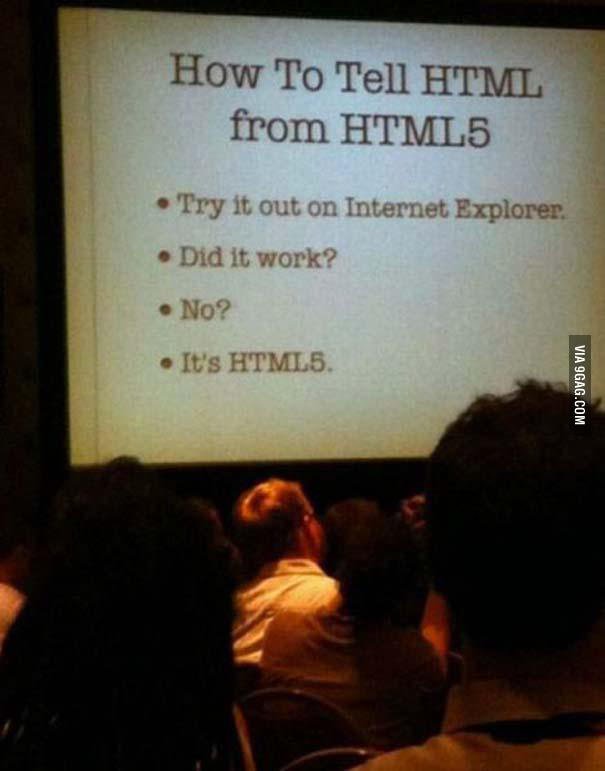 9GAG's tweet image. How to know it&apos;s HTML or HTML5
9gag.com/gag/axj7xZb?re…