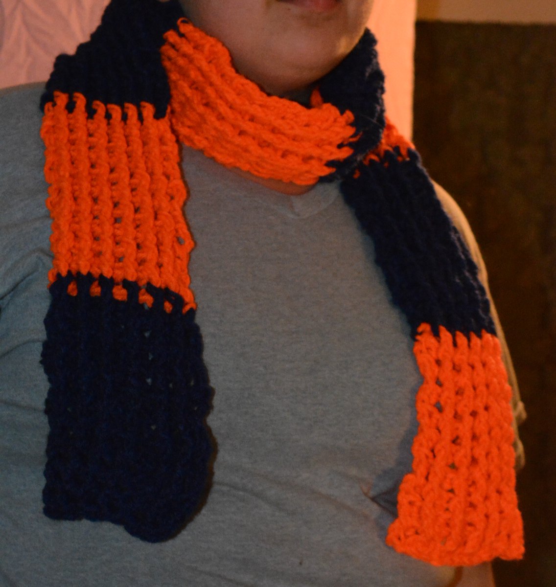 JacquelynEster's tweet photo. Grab your #DenverBroncos scarf today! https://t.co/pzFI2zzQmQ #Denver #Broncos #SuperBowl #SuperBowl50 https://t.co/CsUK83GXI1