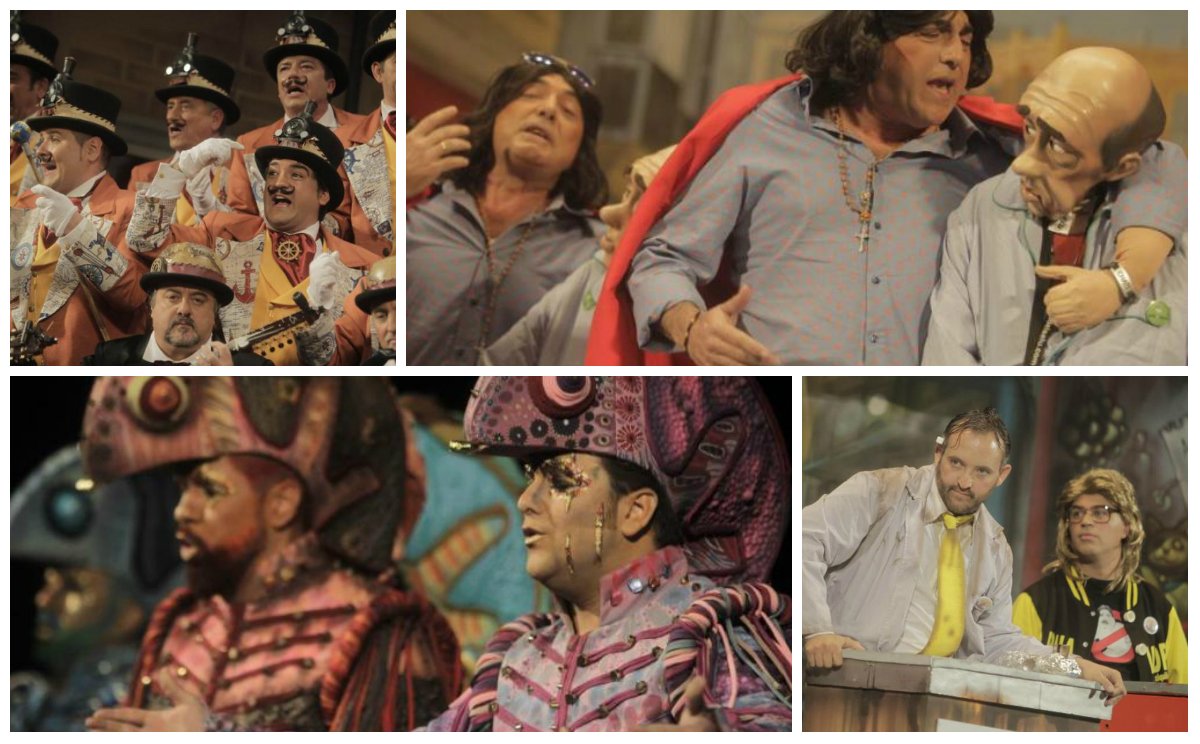 carnavaldecadiz's tweet photo. ¡Los ganadores de la Gran Final del del Carnaval 2016! https://t.co/t809An0trz #COAC2016FINAL #Falla #Cádiz https://t.co/H3hKws4xc5