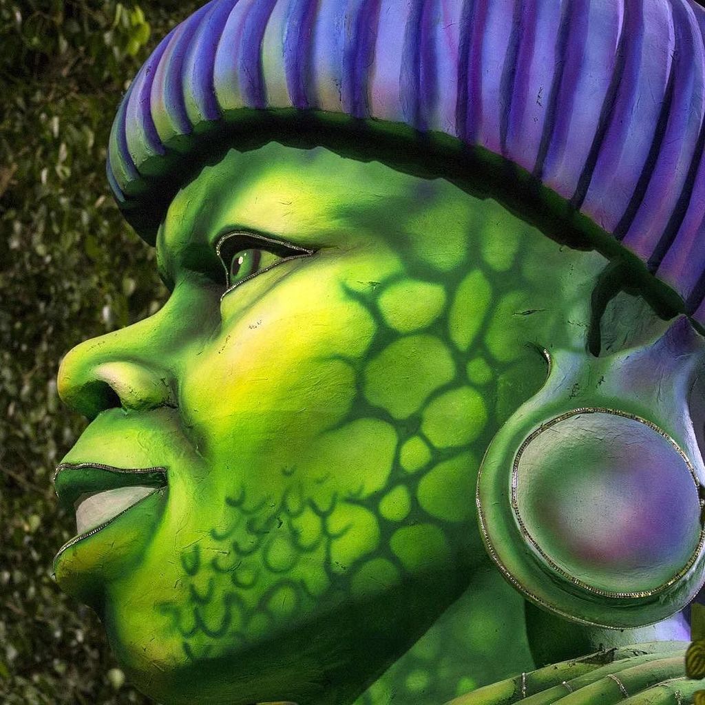 BrazilMag's tweet image. Details of float by Academicos da Rocinha #float #floatdesign #paradefloat #artistic #sculpture #carnaval #carnival…