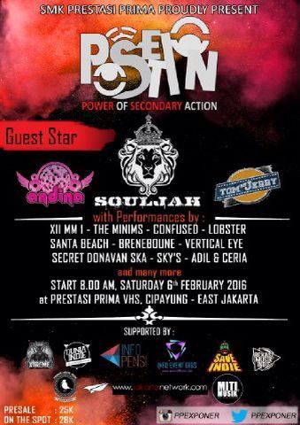 Yuks merapat ke SMK prestasi prima <a href="/PPExponer/">EXPONER</a> karena kami akan on stage jam 2 siang. Lets mosh n sing! \m/