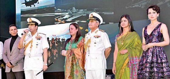 Akkistaan's tweet photo. Pic : @akshaykumar Sir, #KanganaRanaut Spotted at #IFR2016 in Visakhapatnam Yesterday! https://t.co/DZnyLopUcX
