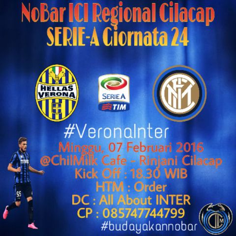 Yoo datang dan saksikan pertandingan  verona VS inter