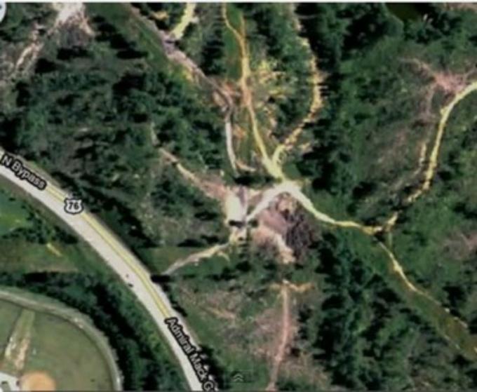 Strane immagini scoperte su Google Maps e Google Heart