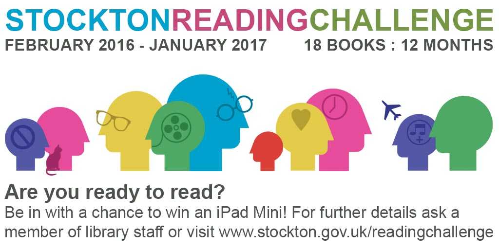 stocktonlibrary's tweet photo. https://t.co/F7fcHqwKpv begins today! 18 Books:12 Months. Are you ready to read? #ReadStockton #librariesday https://t.co/uOJUAvvFFn