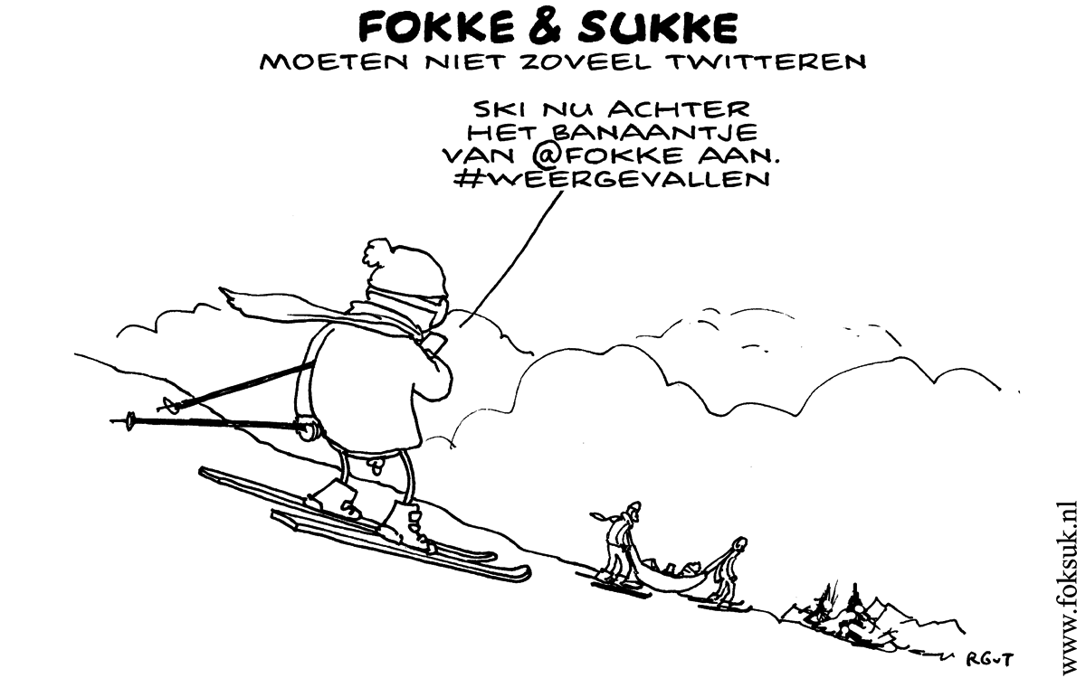 Pas op met social media op #wintersport!