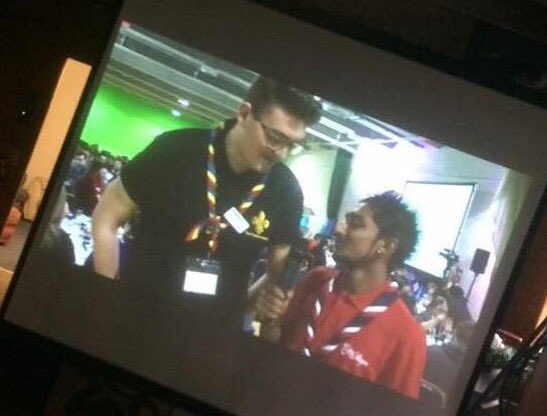 bigbenomondi's tweet photo. Our very own County Youth Commissioner, @fps226, being interviewed by @jagzbharth at #YouShape! #YCsOnTour #iSPARK https://t.co/ayKmQ5eVXQ