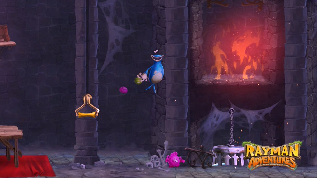 Hab gerade 895 Punkte in einem Spukschloss von #RaymanAdventures geholt! ubi.li/h4p7k