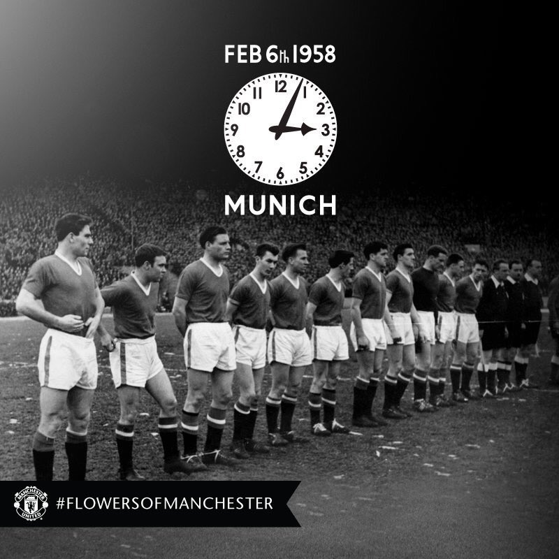 youngy18's tweet photo. Remembering the #BusbyBabes, we will never forget them 🙏🏾 #flowersofmanchester https://t.co/OHYV1WUhHa
