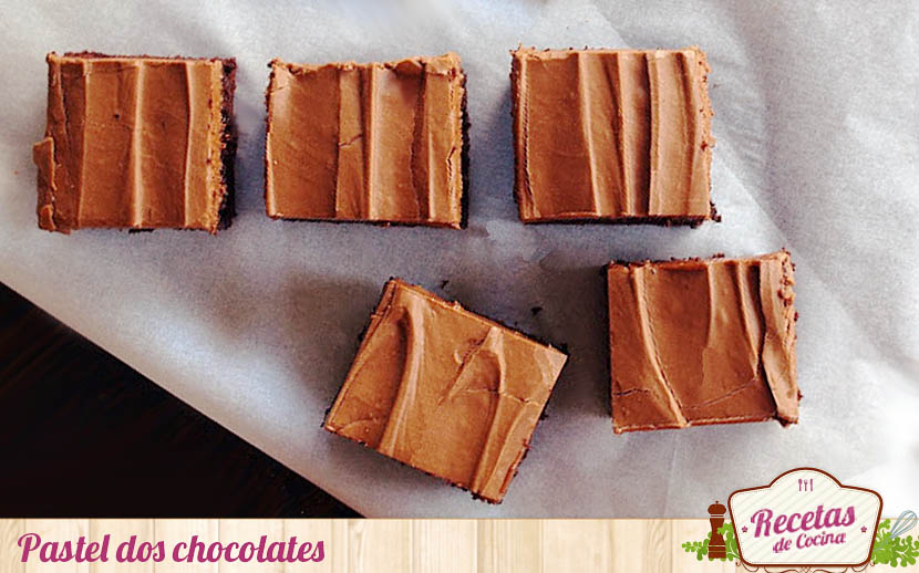 Pastel dos chocolates - lasrecetascocina.com/pastel-dos-cho…