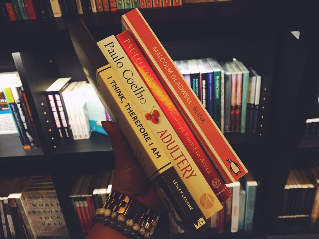 zophtic's tweet photo. Aiming to finish all these during my chinese new year break @paulocoelho @Gladwell https://t.co/69ygNm2qT1