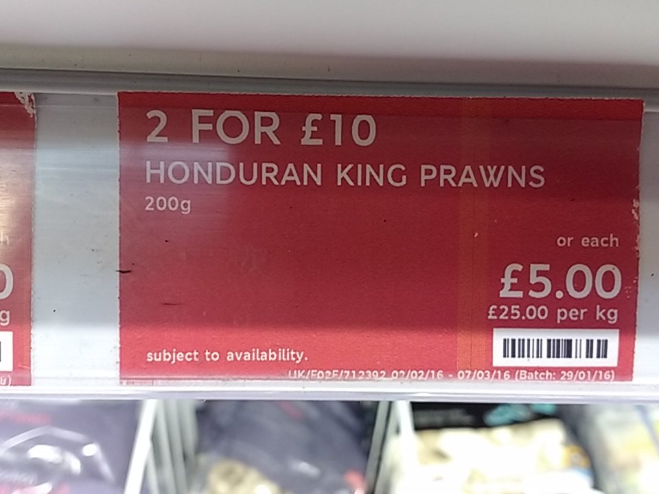 Interesting "offer" from M&amp;S!