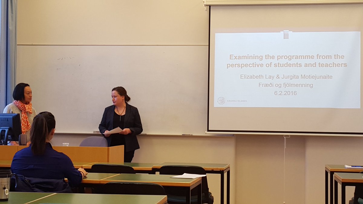 Student,graduate and teacher perspectives of the International  studies in eduction programme #fraediogfjolmenning