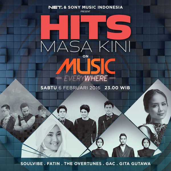 mdtvindonesia's tweet photo. NET. & @SonyMusicID present "HITS MASA KINI" compilation on @Musicevery_NET at 11pm. #NETHitsMasaKiniOnME https://t.co/OhaV3y9eyi