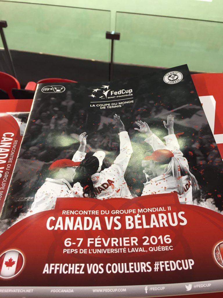 supportCDNsport's tweet photo. @TennisCanada ready to go in Quebec City Allez les Rouges #supportCDNsport https://t.co/Dmo2LmcwtB
