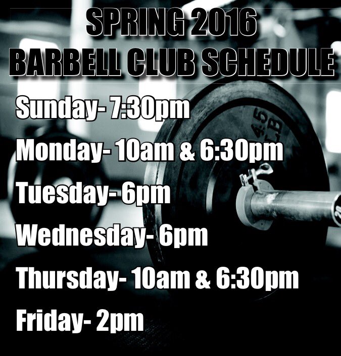 KSC_Barbell's tweet photo. Workouts will start Monday!! 😊🏋🏼 https://t.co/QyKcDPfMXV