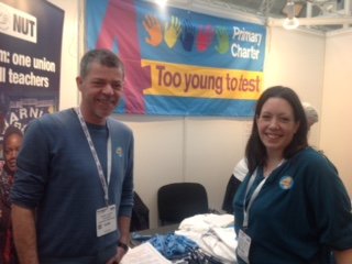 PrimaryCharter's tweet photo. Meeting lots of great people who agree 4 is too young to test. https://t.co/yIo37M2DkJ