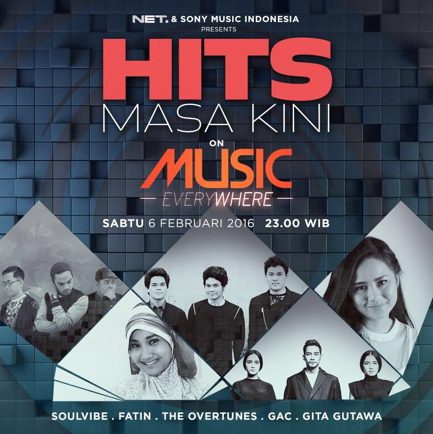 NET_Stereo_'s tweet photo. HITS Masa Kini on Music Everywhere. Hari ini, 23.00 WIB wajib nonton ya guys! @Musicevery_NET
#NETHitsMasaKiniOnME https://t.co/nqYqKhYDYw