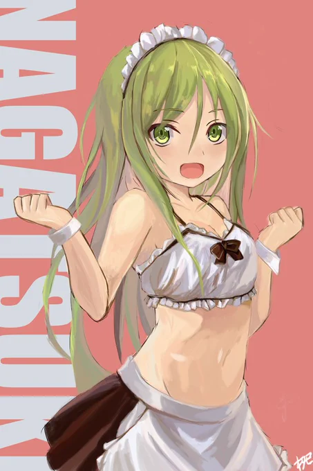 メイド長月「おぉ、こいつはいいな!!」
 #艦これ版深夜の真剣お絵描き60分一本勝負
 #艦これ版真剣お絵描き60分一本勝負_20160206 