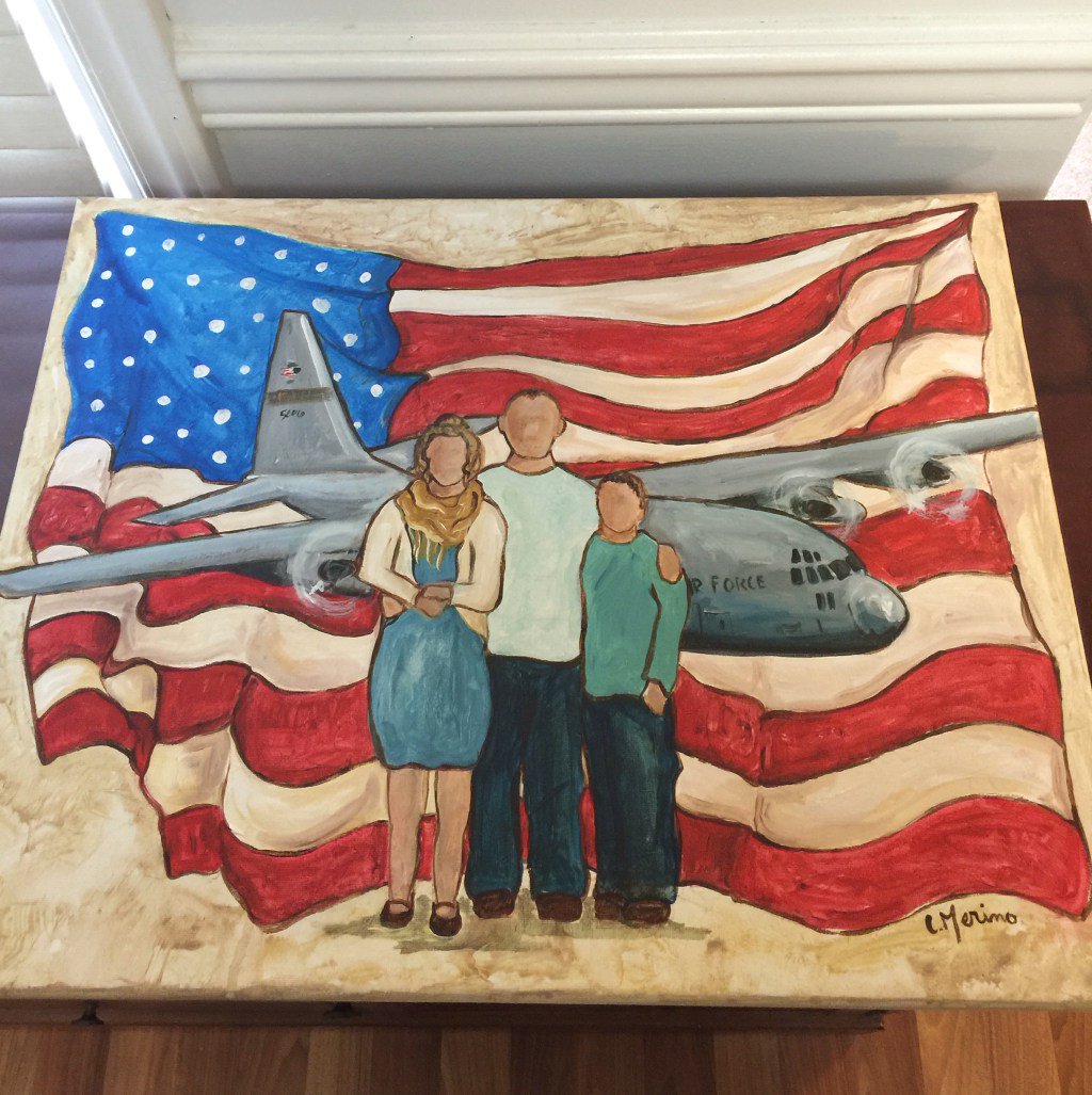 CMerinoArt's tweet photo. Military Retirement Commission Painting https://t.co/wKnEfnYVDN https://t.co/fWHJofKGj6