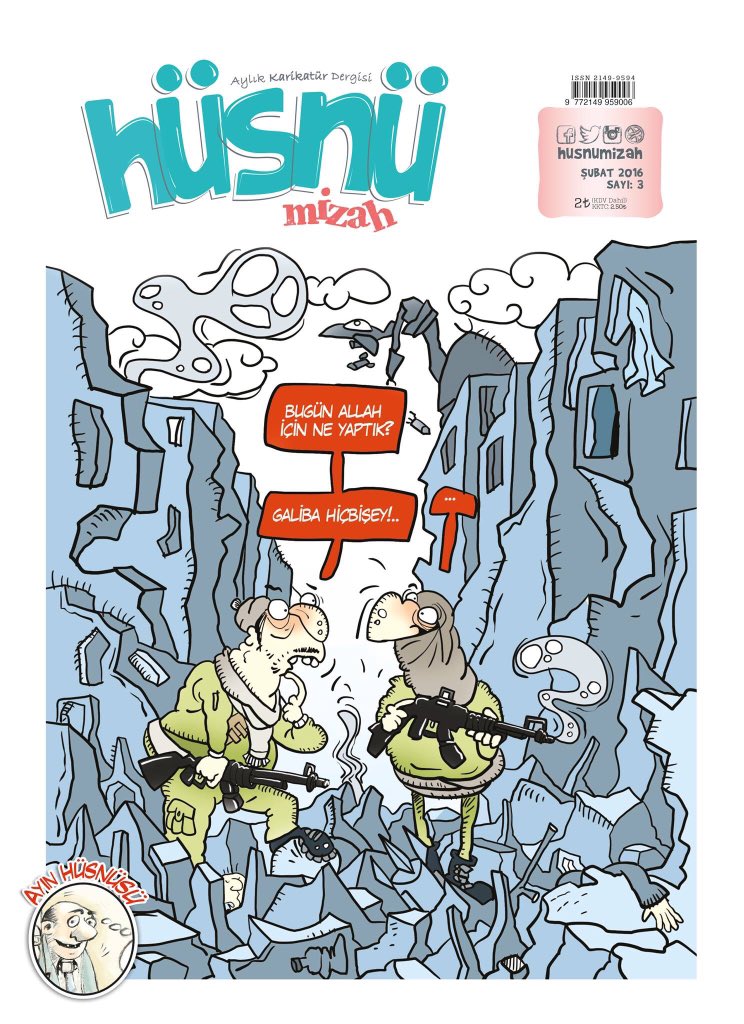 Hüsnü Mizah 3. Sayı / Şubat Sayısı / çıktı.

#karikatür #mizah #dergi #şaka #espiri 
facebook.com/husnumizah