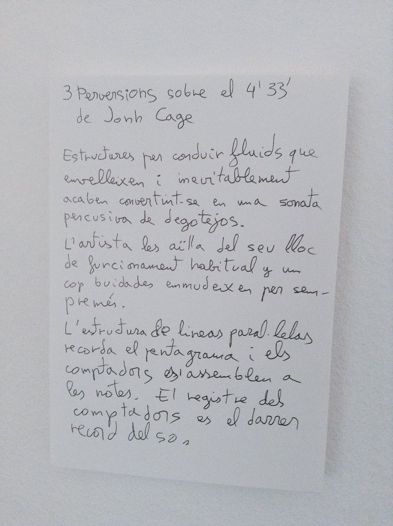 JordiFerreiro's tweet photo. No os asustéis si hoy en @MACBA_Barcelona os encontráis cartelas diferentes #insectessocials @FBancoSantander https://t.co/vpVFOmZpsW