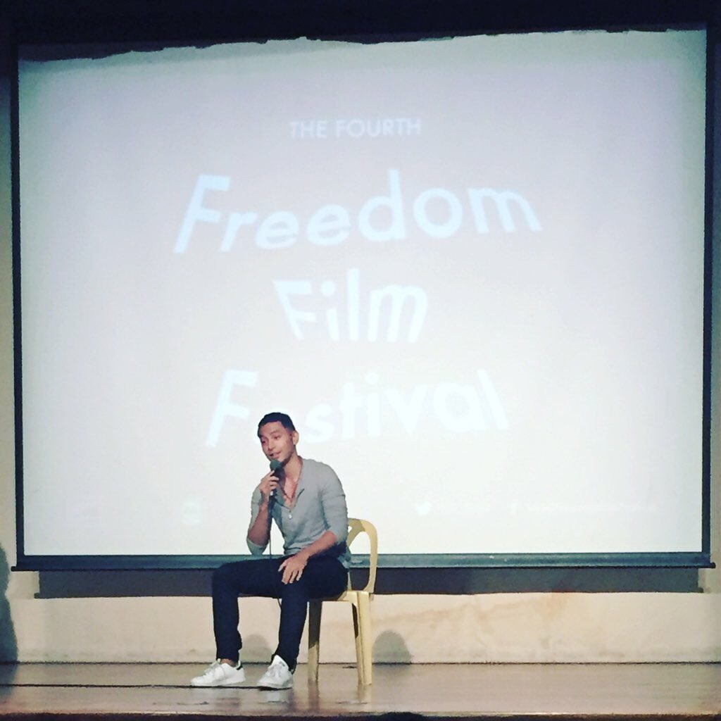tomsison's tweet photo. Fourth Freedom Film Festival with @accabalquinto 🎬
#EspritDeCorps #FFF4ConnectingDimensions https://t.co/ToRtIL3Kba