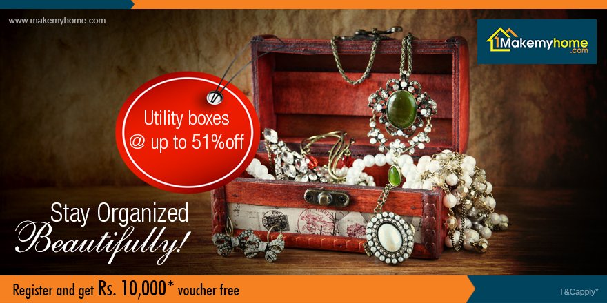 MakeMyHomeDecor's tweet image. Keep your belongings safe and easily reachable with these fabulous #utilityboxes at great discounts.