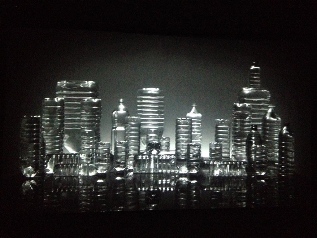 Cities made of sugar / chocolate bars &amp; bottles of water in "Staging silence II" / <a href="/hansopdebeeck/">Hans Op de Beeck</a> <a href="/MAM_Rio/">MAM Rio</a>