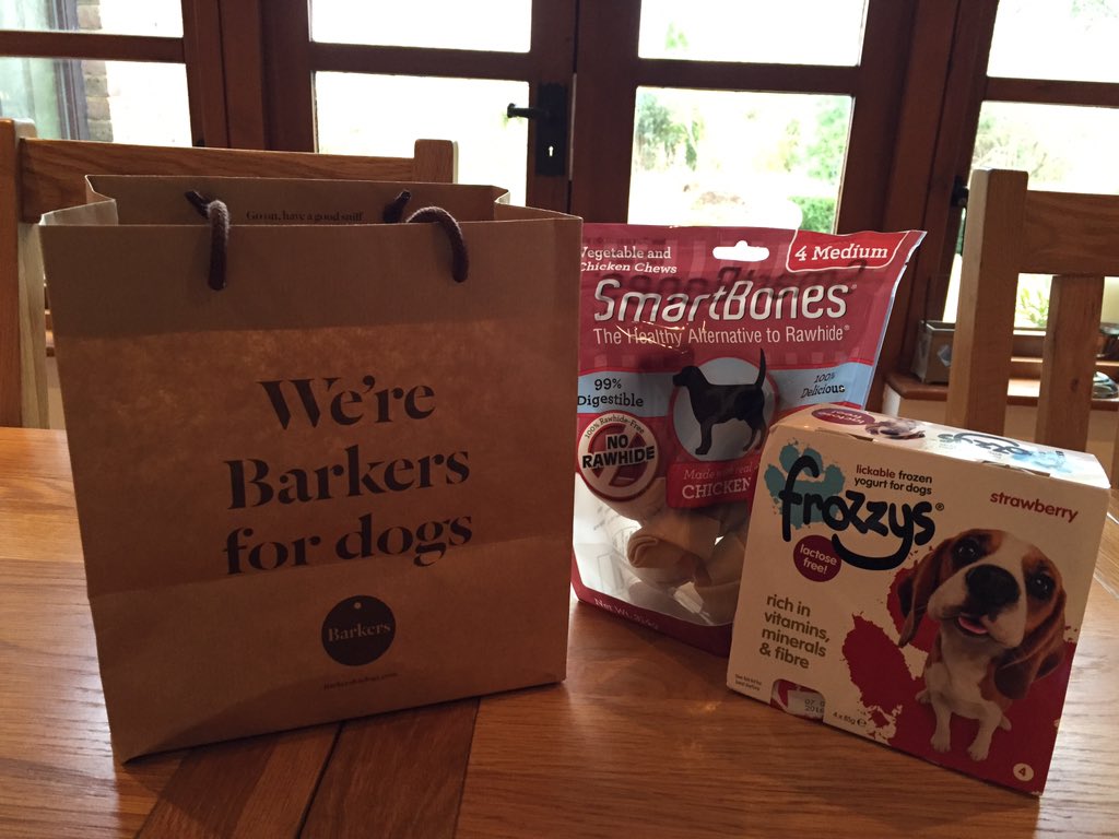 @barkerssevoaks Thank you for helping us choose a coat for Stevie! He can't wait to try the frozen yogurt #Sevenoaks