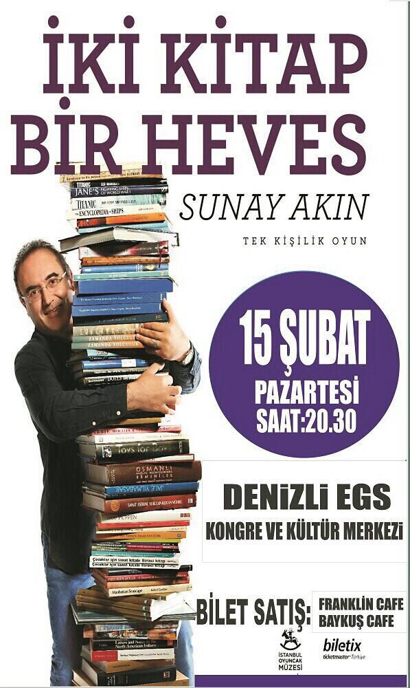 SunayAkin's tweet photo. Denizli'ye duyurulur..
15 Şubat, Pazartesi, 20:30
EGS Kongre ve Kültür Merkezi https://t.co/ZChtex6qE6