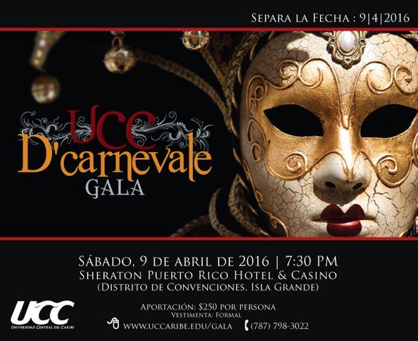 UCC D'Carnevale Gala 2016 conta.cc/1OMtt9C