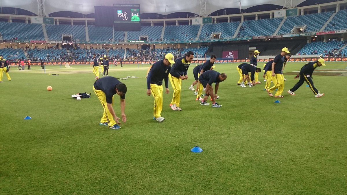 TheRealPCB's tweet photo. Match Day #HBLPSL #LAHOREvPESHAWAR @thePSLt20 @lahoreqalandars @PeshawarZalmi https://t.co/4np8B2kwcX
