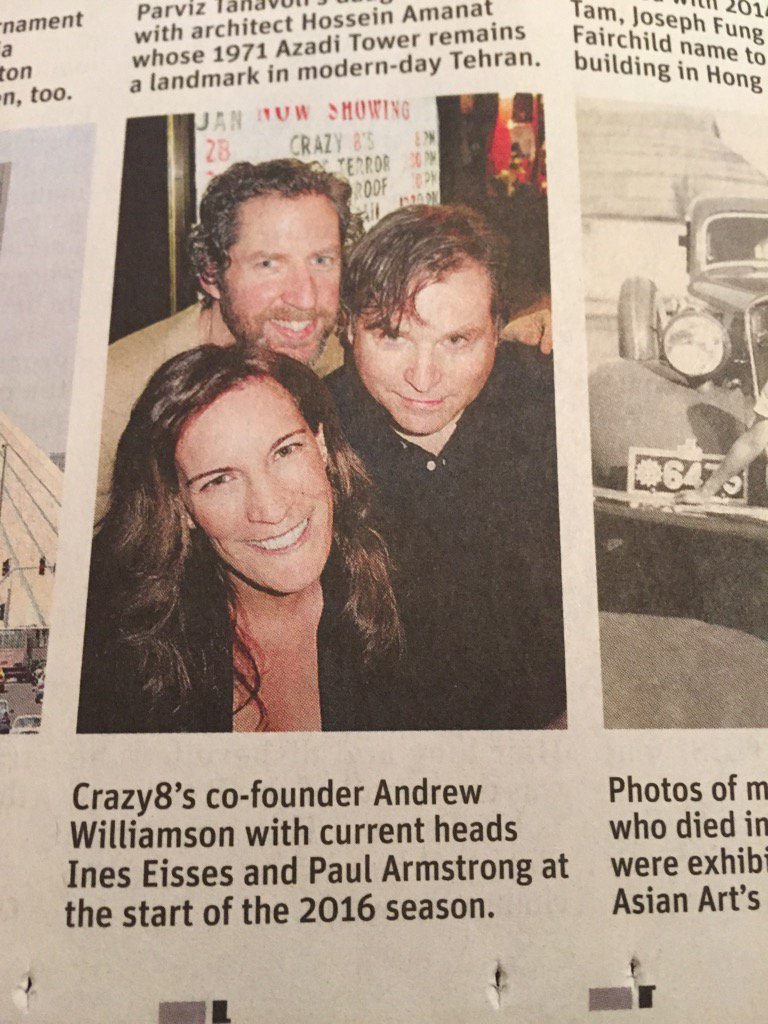 #Crazy8sFilms16 <a href="/Crazy8sFilm/">Crazy8s Film Society</a> <a href="/IEisses/">Ines Eisses</a> <a href="/paularmstrong99/">Paul Armstrong</a>