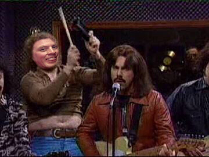 We are currently on a losing streak and GM <a href="/martybowes/">Marty Bowes</a> gave us shit the other night and said we more cowbell #beauty