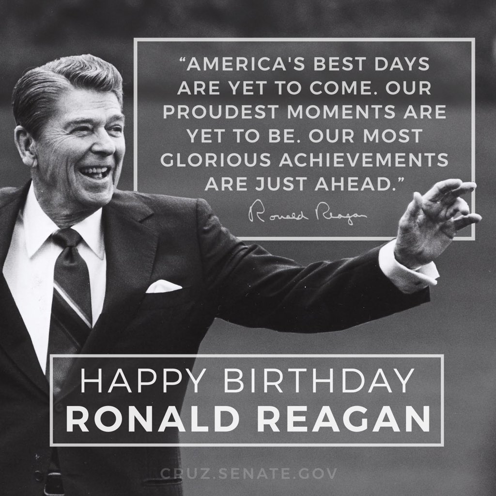 Happy Birthday President Ronald. 