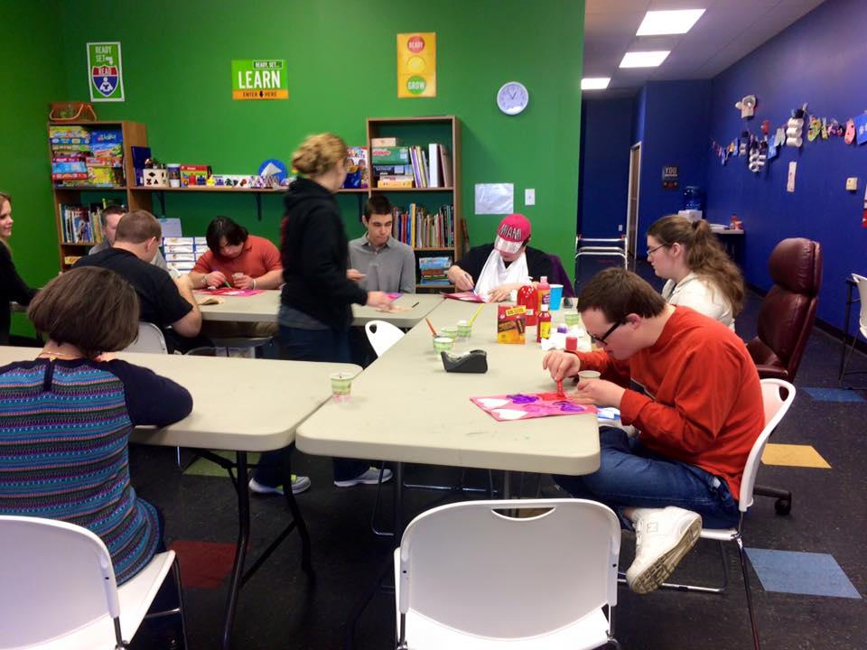 BLimitsInc's tweet photo. Enjoying some arts and crafts today! #Autismawarness #inclusion #autismstrong https://t.co/vs78xoRBkL