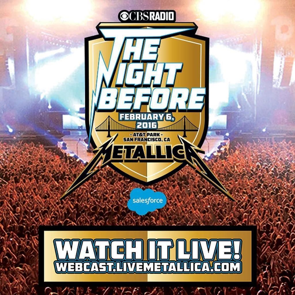 Tonight's the night! Watch our free webcast of #TheNightBefore at 8:30 PM PST at webcast.livemetallica.com. #TooHea…