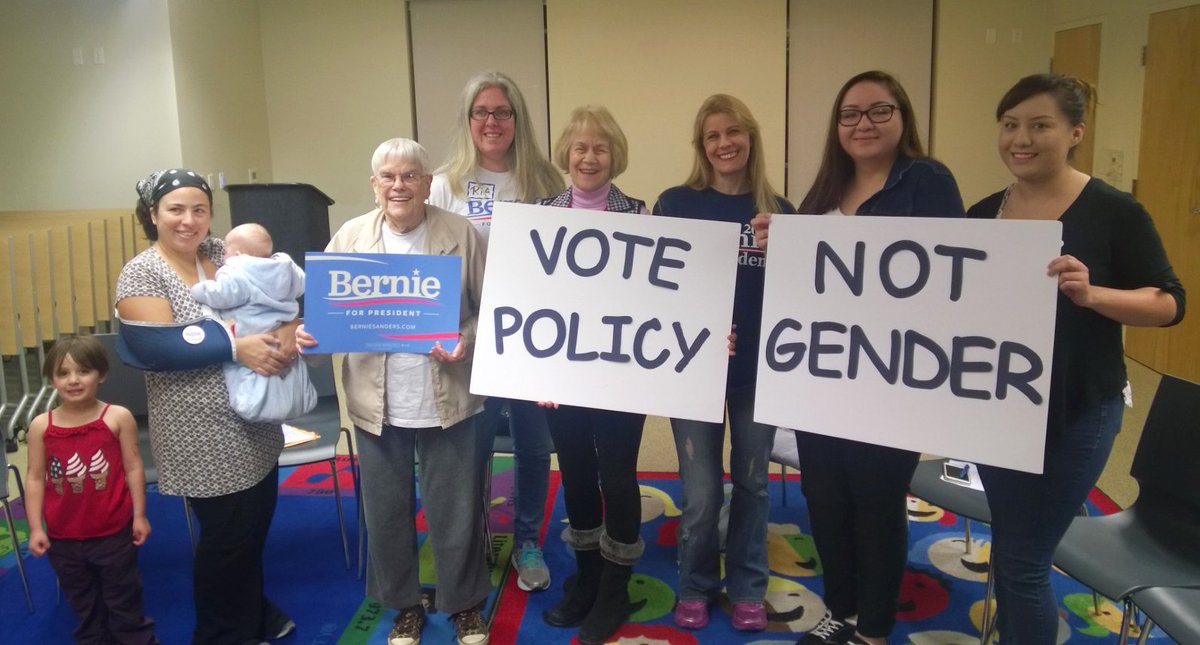 carriechelle1's tweet photo. Dear @GloriaSteinem, Stop insulting women because we want Bernie over #HRC #VotePolicyNotGender #Women4Bernie https://t.co/0t5Agi7Fby