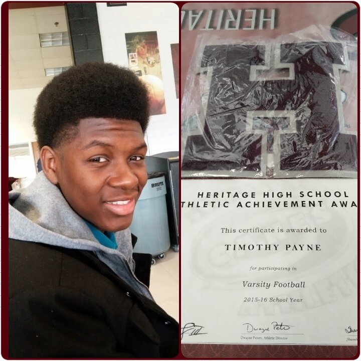 KristalBossLady's tweet photo. So proud of my son! His signing will be on TV! @gxldhvngry #c/o2018 #trackstar #widereceiver #HurdleGANG https://t.co/HMytWSwtcl